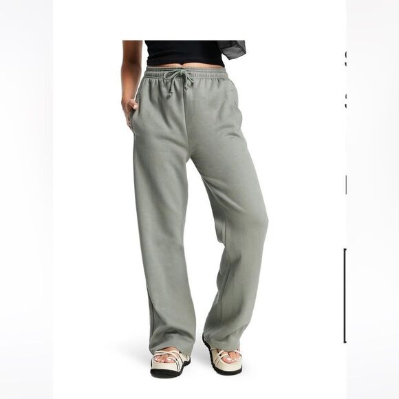 Topshop Straight Leg Sweatpants NEW - Picture 1 of 3